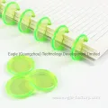 1 Inch Discbound Expansion Transparent Green Discs